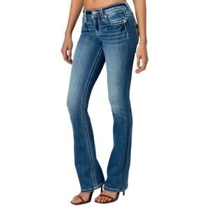 New Women’s Miss Me Warm Wings Bootcut Jeans Size 29x34